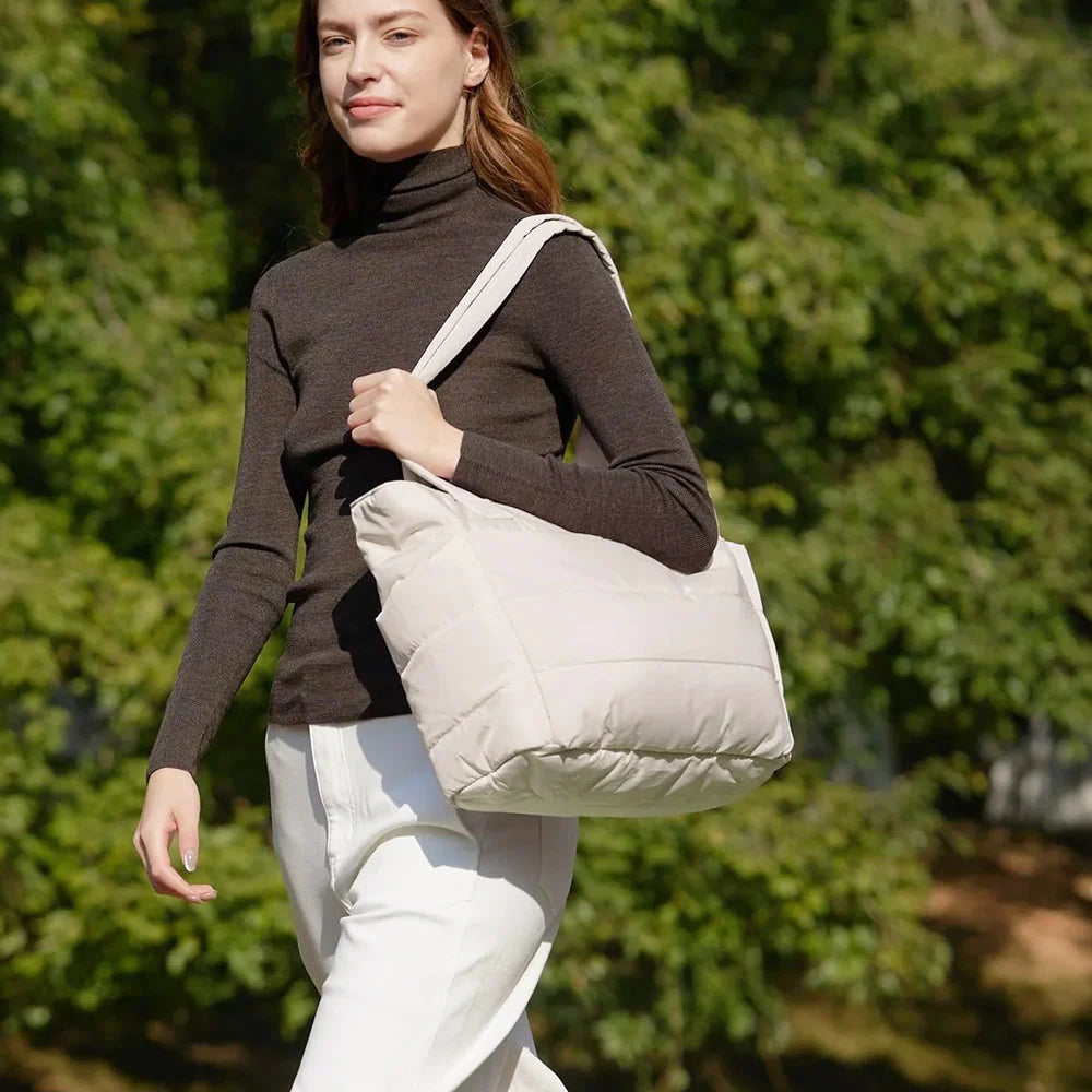 Cloudy - The Roomy Puffy Tote Bag