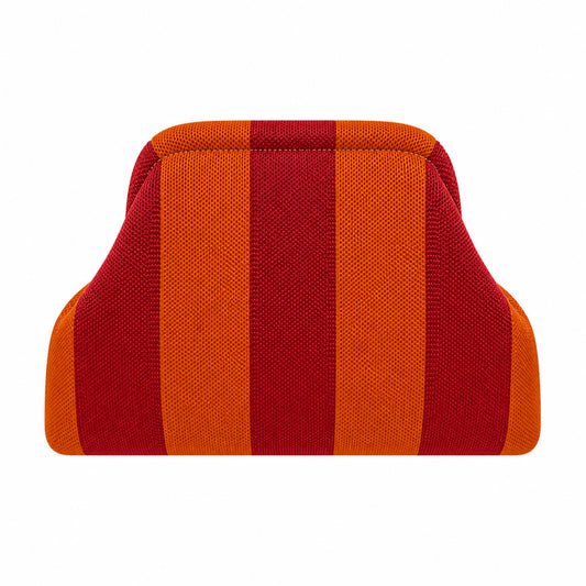 Striped Burgundy and Rust