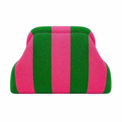 Striped Pink and Green