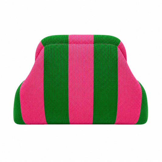 Striped Pink and Green