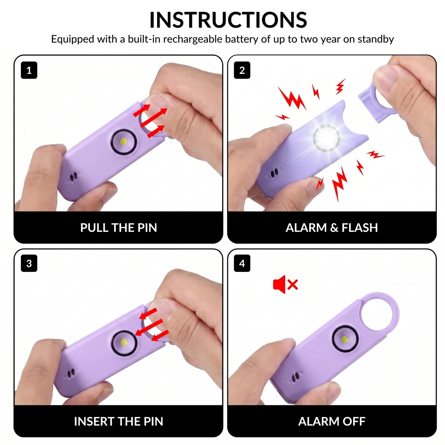 SafePin - The Personal Safety Alarm