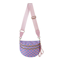 Checkered Pink and Blue