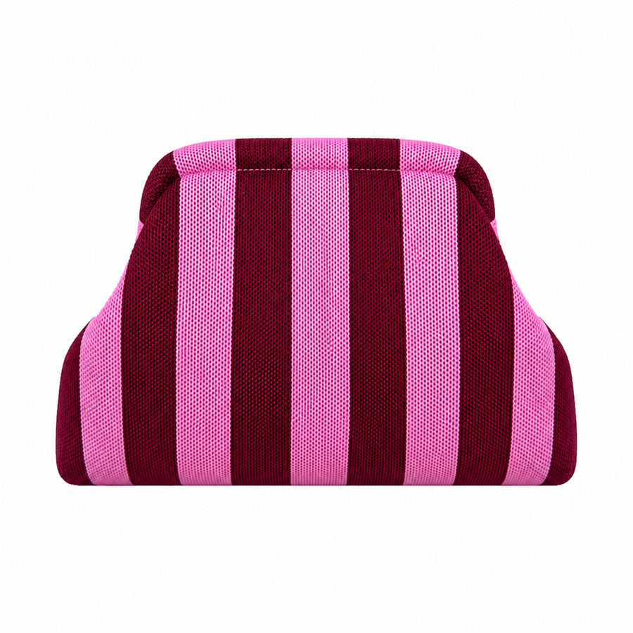 Striped Pink and Burgundy
