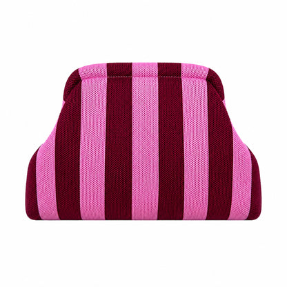 Striped Pink and Burgundy