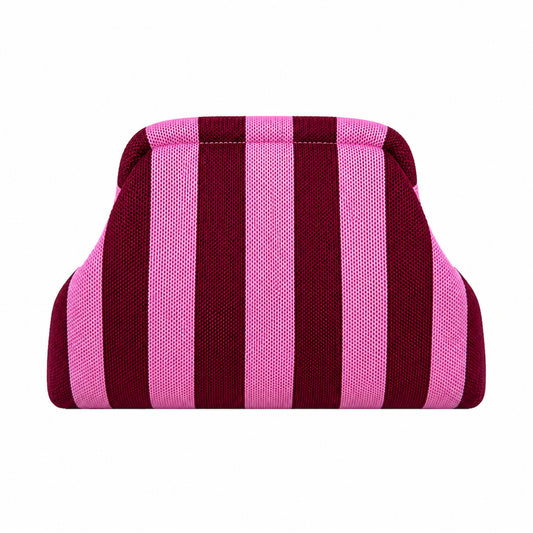 Striped Pink and Burgundy