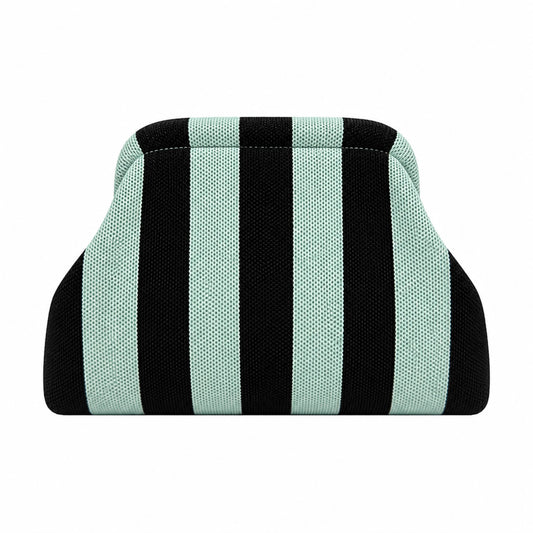 Striped Mint and Black