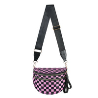 Checkered Pink and Black