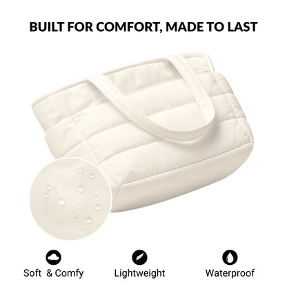 Cloudy - The Roomy Puffy Tote Bag