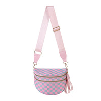 Checkered Pink and Sage