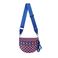 Checkered Blue and Orange