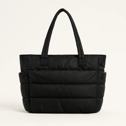 Cloudy - The Roomy Puffy Tote Bag (Fall Edition)