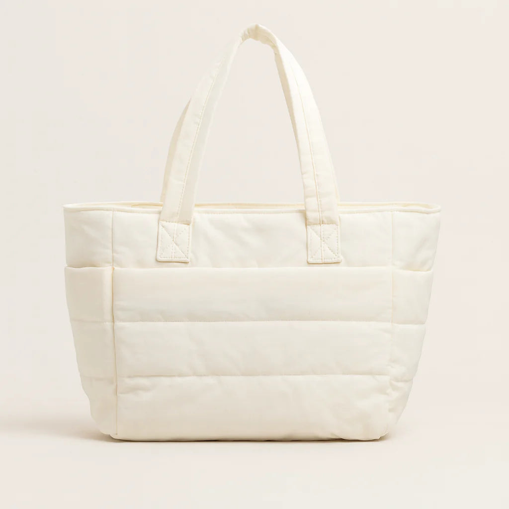 Cloudy - The Roomy Puffy Tote Bag (Fall Edition)