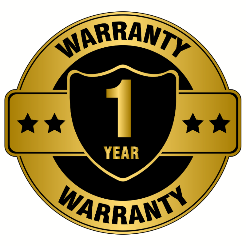 1 Year Warranty