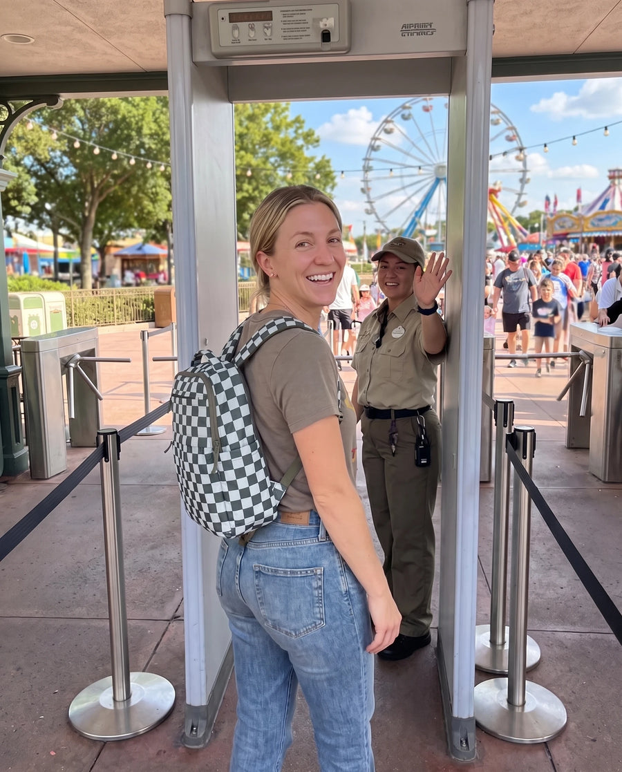 Pockets Everywhere — No Digging at the Bag Check