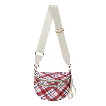 linear-gradient(125deg,
  #f4f1ec 0 30%,      /* rouge plaid principal */
  #2f3f4f 30% 35%,    /* ligne bleu-gris */
  #b61f2a 35% 47%,    /* rouge plaid */
  #f4f1ec 47% 53%,    /* ligne blanche / écru */
  #b61f2a 53% 65%,    /* rouge plaid */
  #2f3f4f 65% 70%,    /* deuxième ligne bleu-gris */
  #f4f1ec 70% 100%    /* rouge jusqu’à la fin */
);
