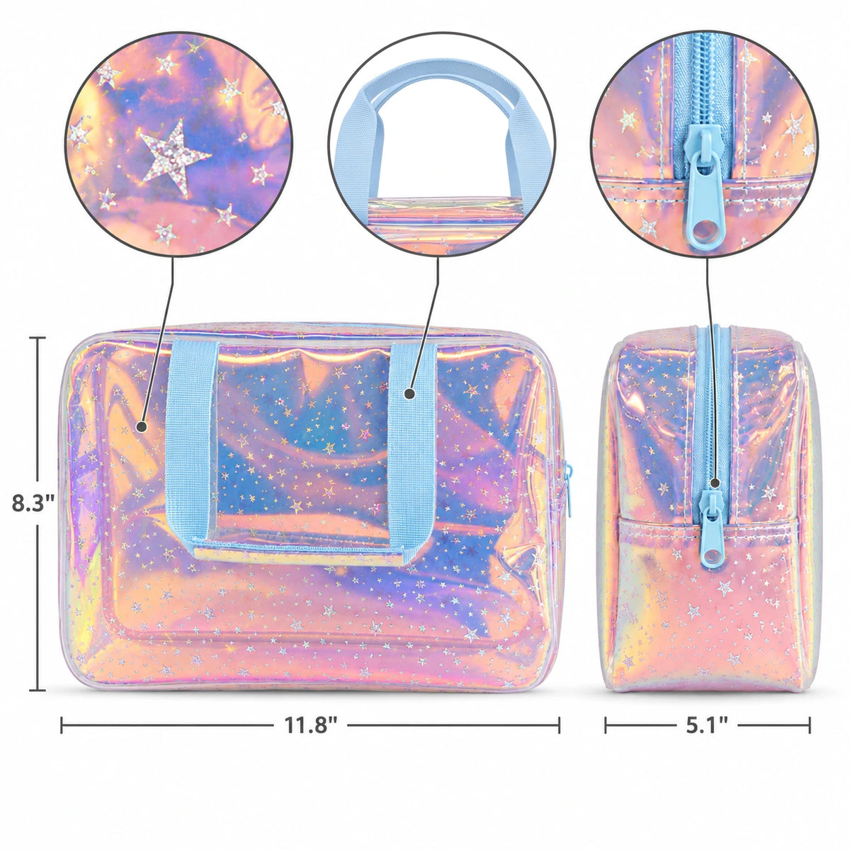 Starry – The Holographic Toiletry Bag
