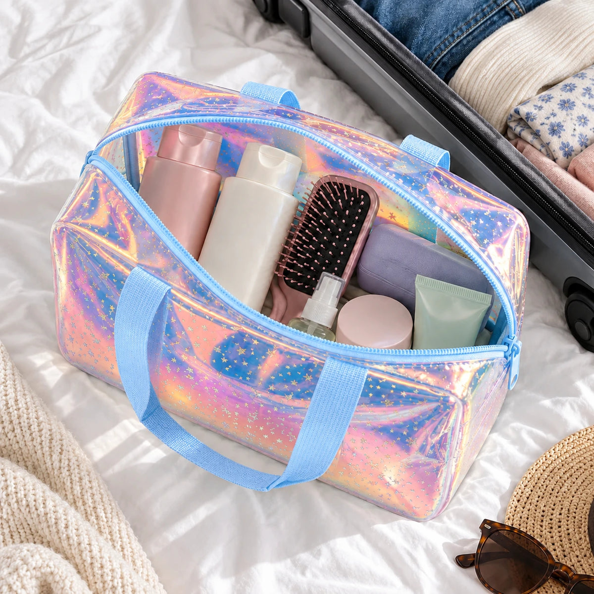 Starry – The Holographic Toiletry Bag