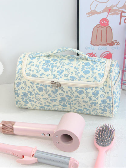 Quilted Hair Tool Organizer Bag