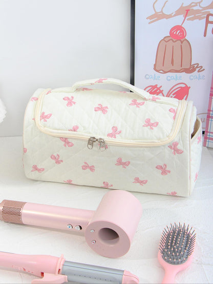 Quilted Hair Tool Organizer Bag