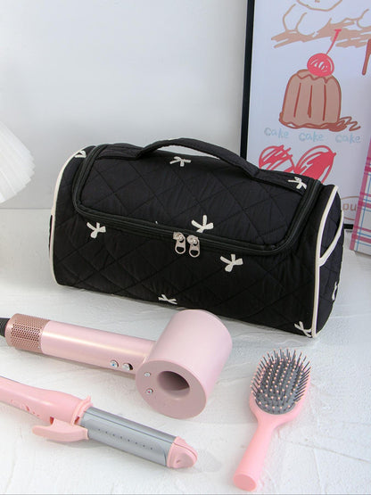 Quilted Hair Tool Organizer Bag