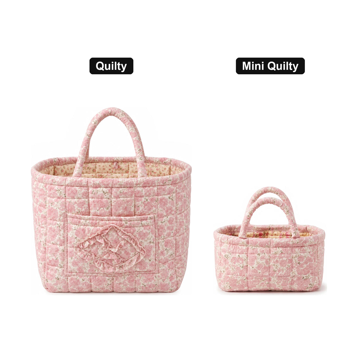 Quilty and Mini Quilty in the same print