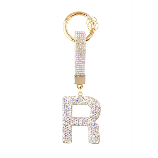 Sparkle Initial – Bag Charm (Silver)