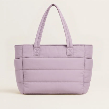 Cloudy - The Roomy Puffy Tote Bag (Fall Edition)